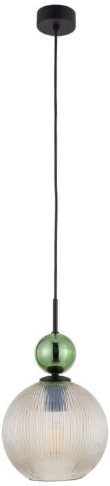 TK Lighting Sophia Green Cognac hanglamp 1x15 W zwart-groen 10930