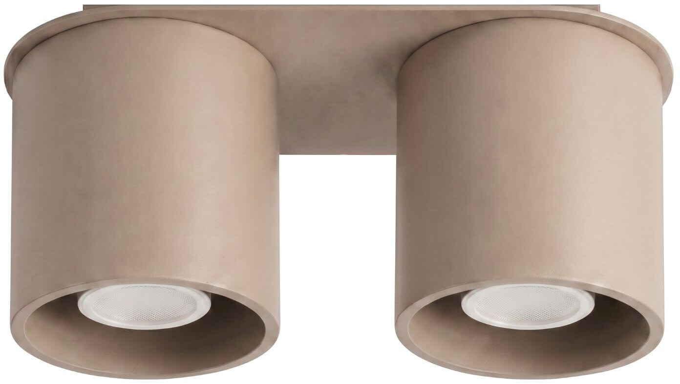 Sollux Lighting Orbis plafondlamp 2x10 W beige SL.2091