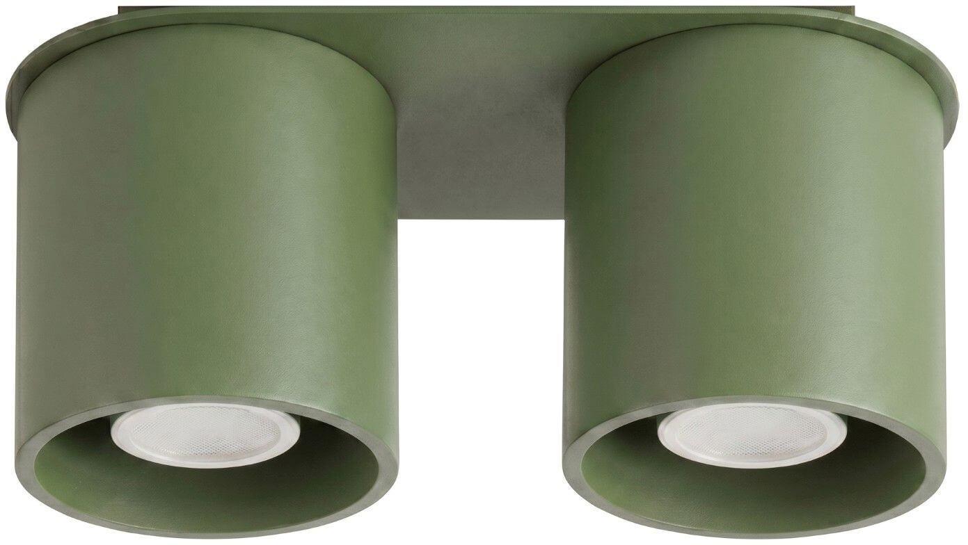 Sollux Lighting Orbis plafondlamp 2x10 W groen SL.2103