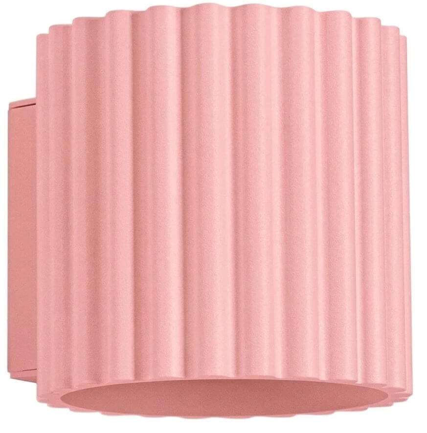Sollux Lighting Aura wandlamp 1x8 W roze SL.2405
