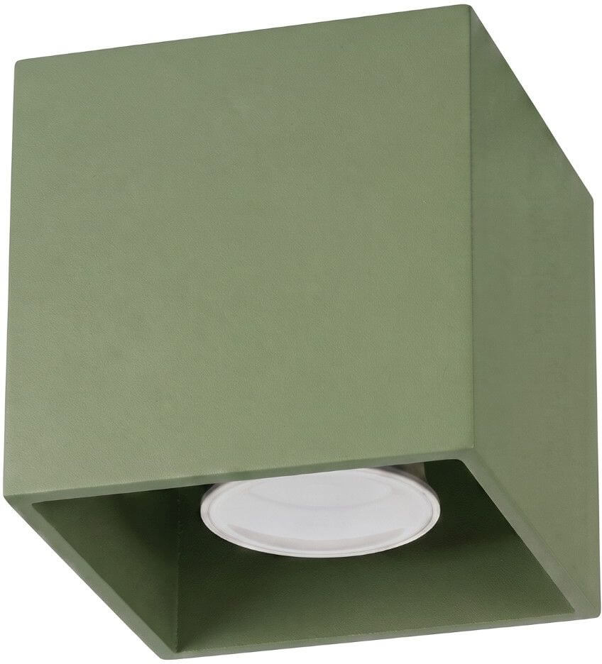 Sollux Lighting Quad plafondlamp 1x10 W groen SL.2115