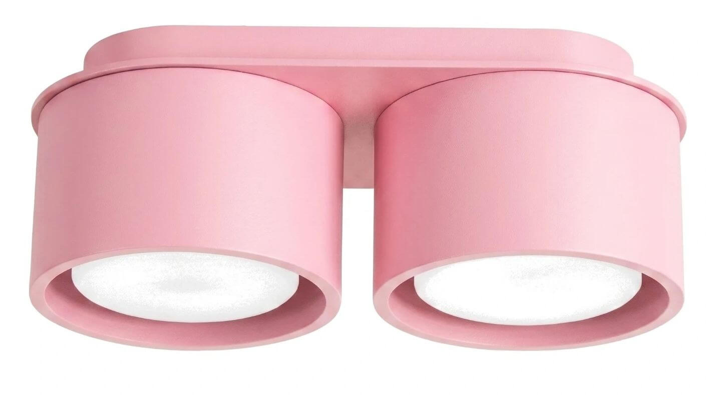 Sollux Lighting Modo plafondlamp 2x10 W roze SL.2467