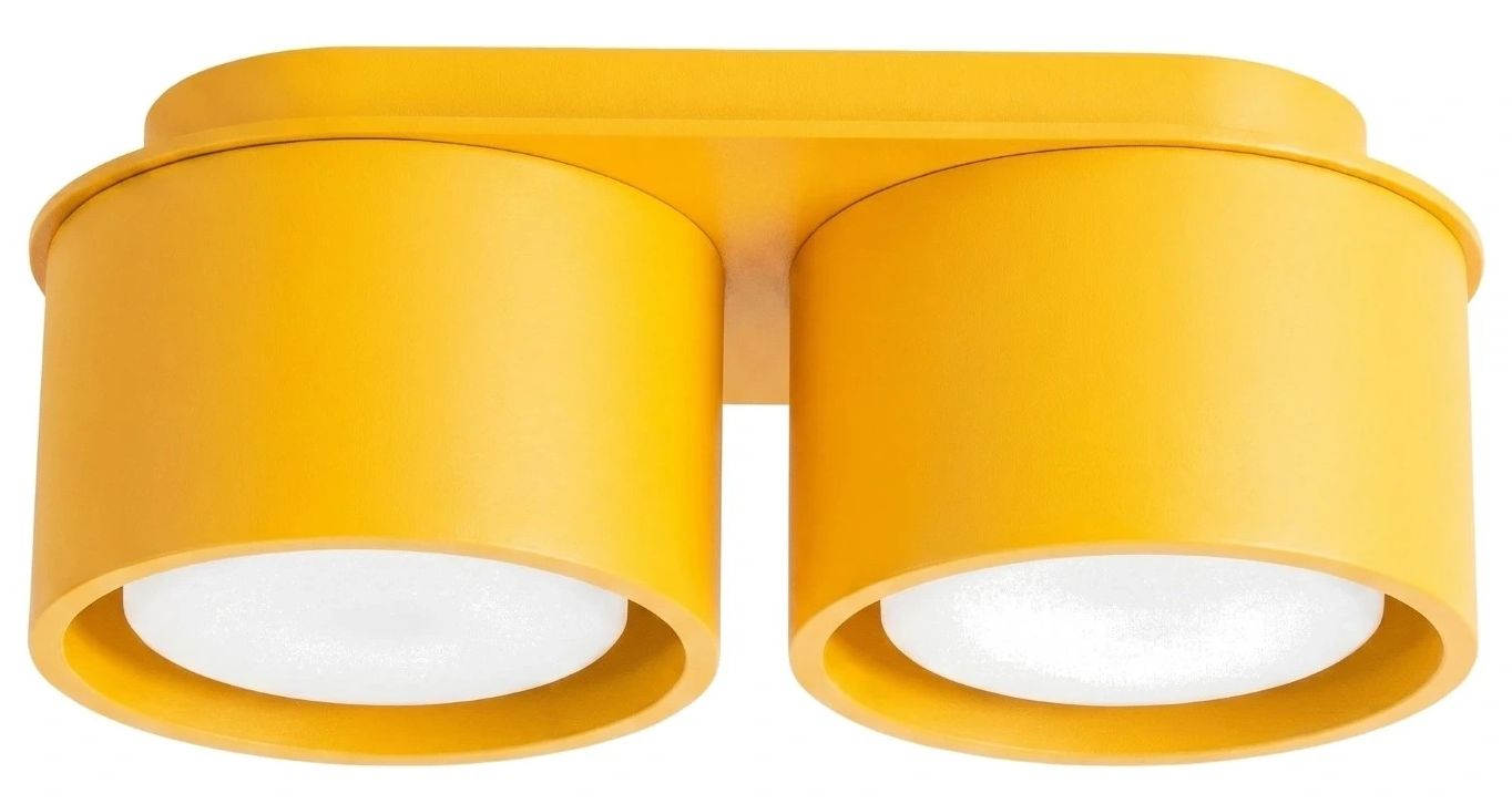 Sollux Lighting Modo plafondlamp 2x10 W geel SL.2475