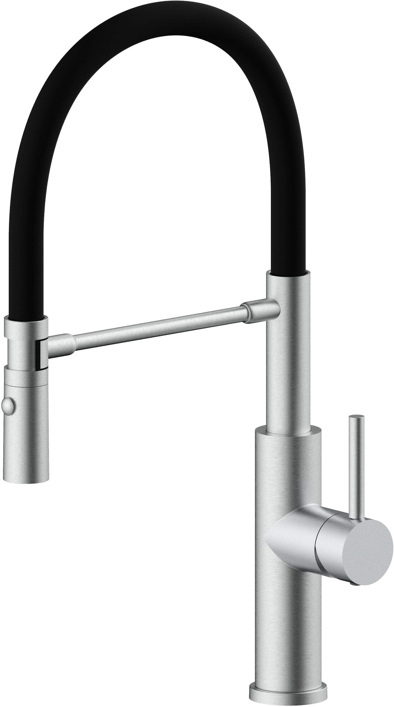 Ruvetti Miku keukenkraan staand roestvrij staal-zwart 1012BS
