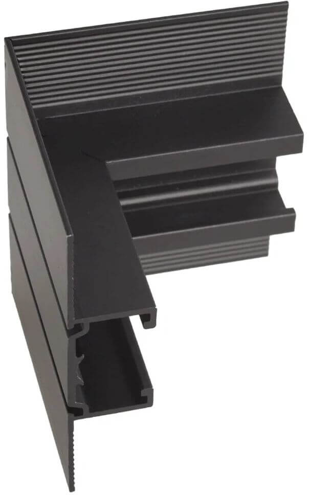 MaxLight Micro11 l-profiel x W zwart NT0004