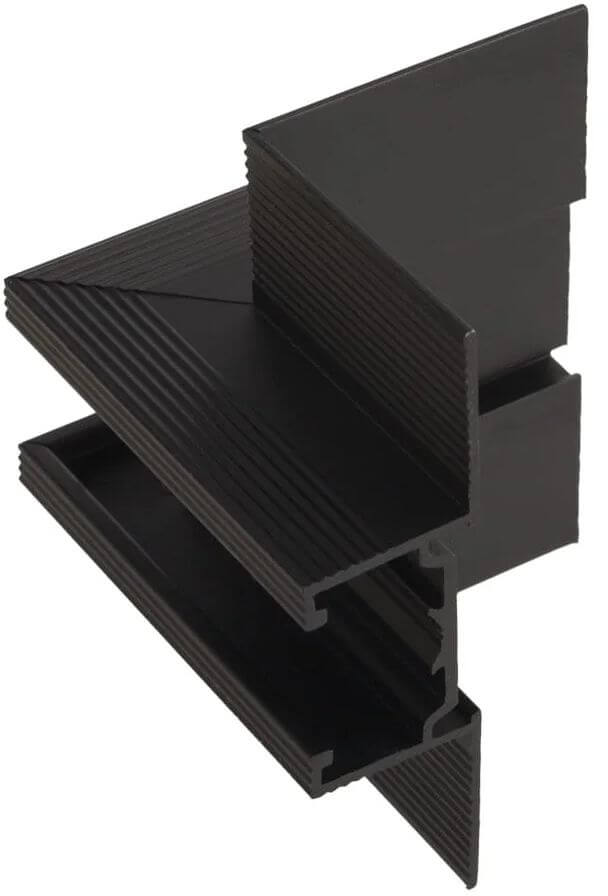 MaxLight Micro11 l-profiel x W zwart NT0005