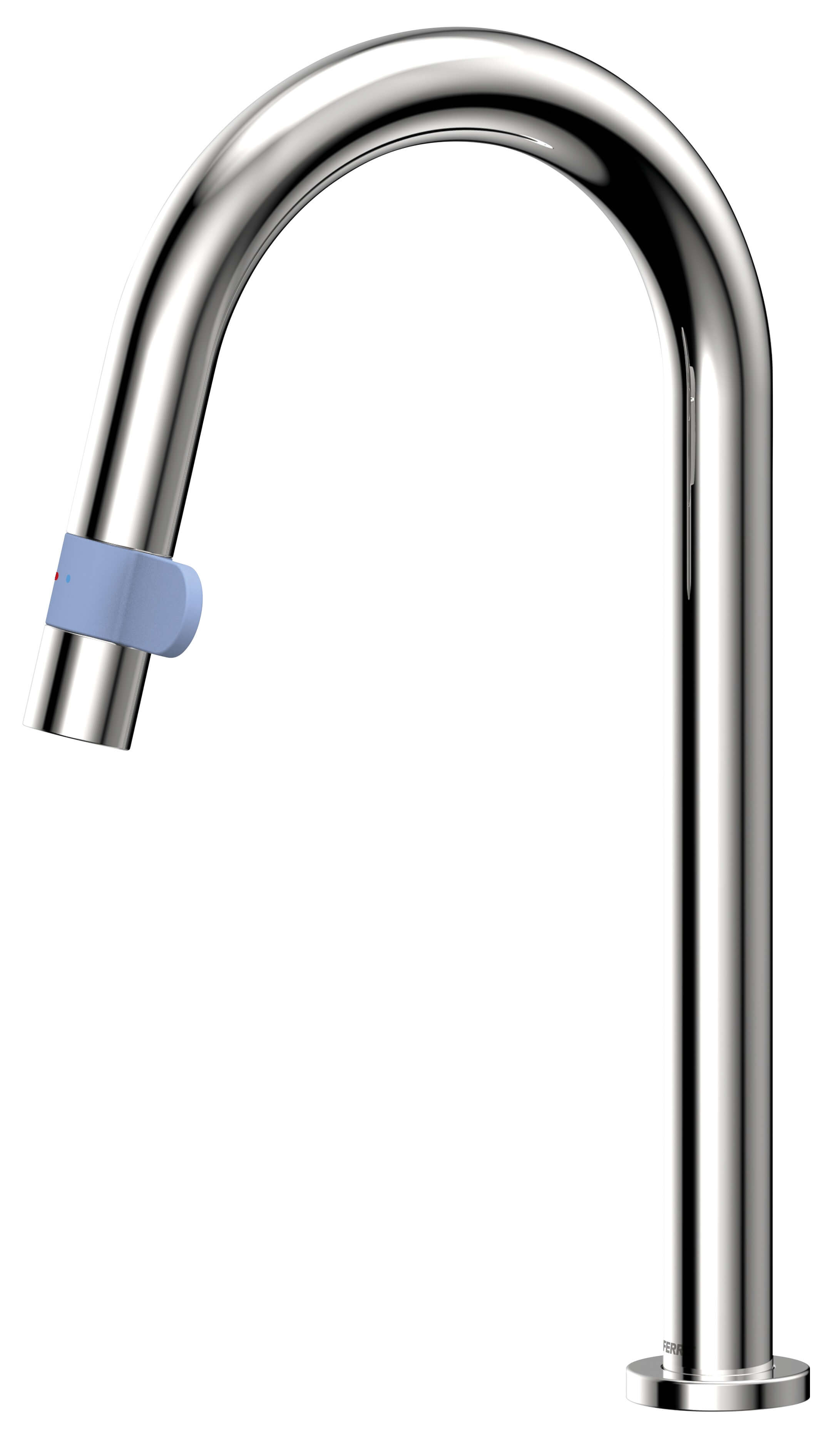 Ferro Nami keukenkraan staand chroom-blauw BNM4-B