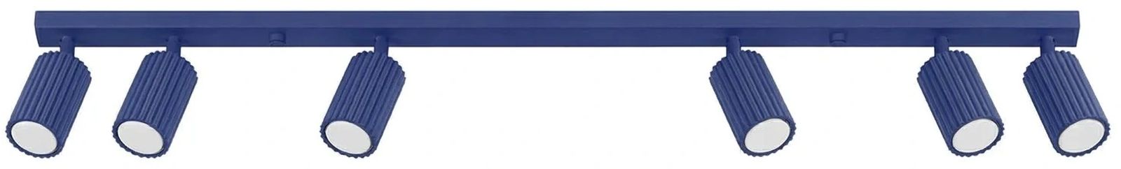 Sollux Lighting Karbon plafondlamp 6x10 W blauw SL.2326