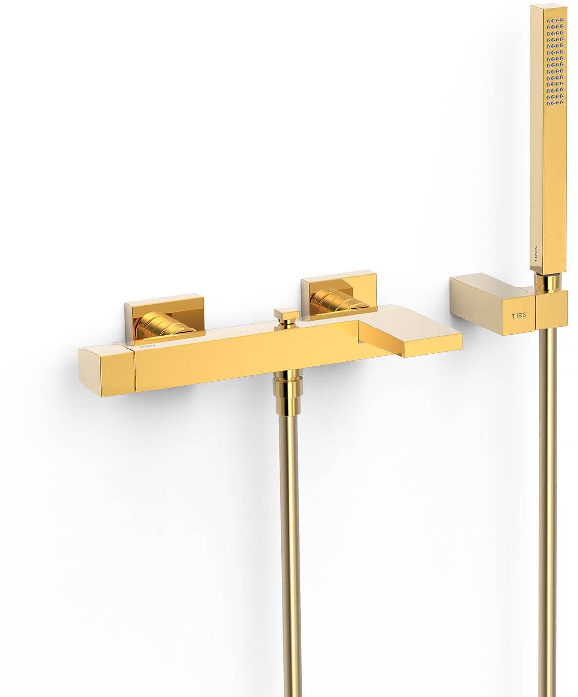 Tres Slim Exclusive bad- en douchekraan wand gouden 20217001OR