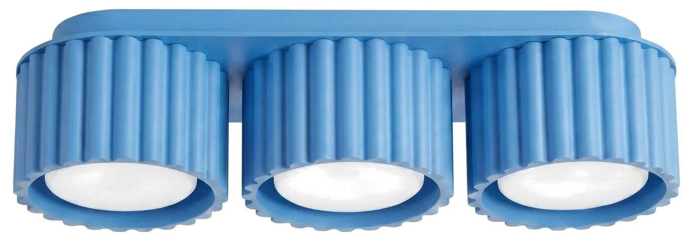 Sollux Lighting Aura plafondlamp 3x10 W blauw SL.2643