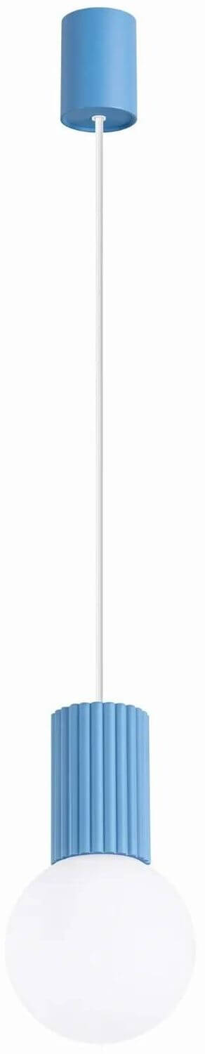Sollux Lighting Halo hanglamp 1x8 W wit-blauw SL.2402