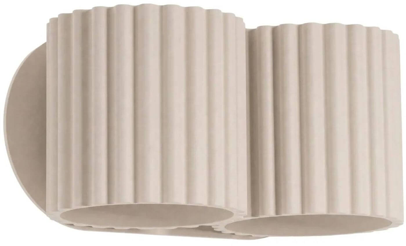 Sollux Lighting Aura wandlamp 2x8 W grijs SL.2603