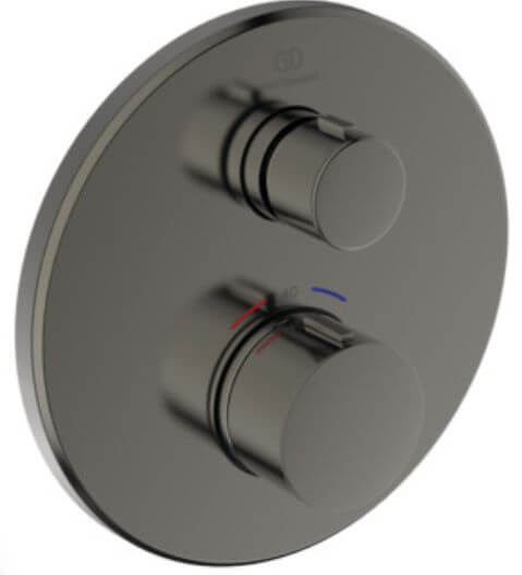 Ideal Standard Ceratherm Navigo douchekraan inbouw met thermostaat grafiet A8578A5