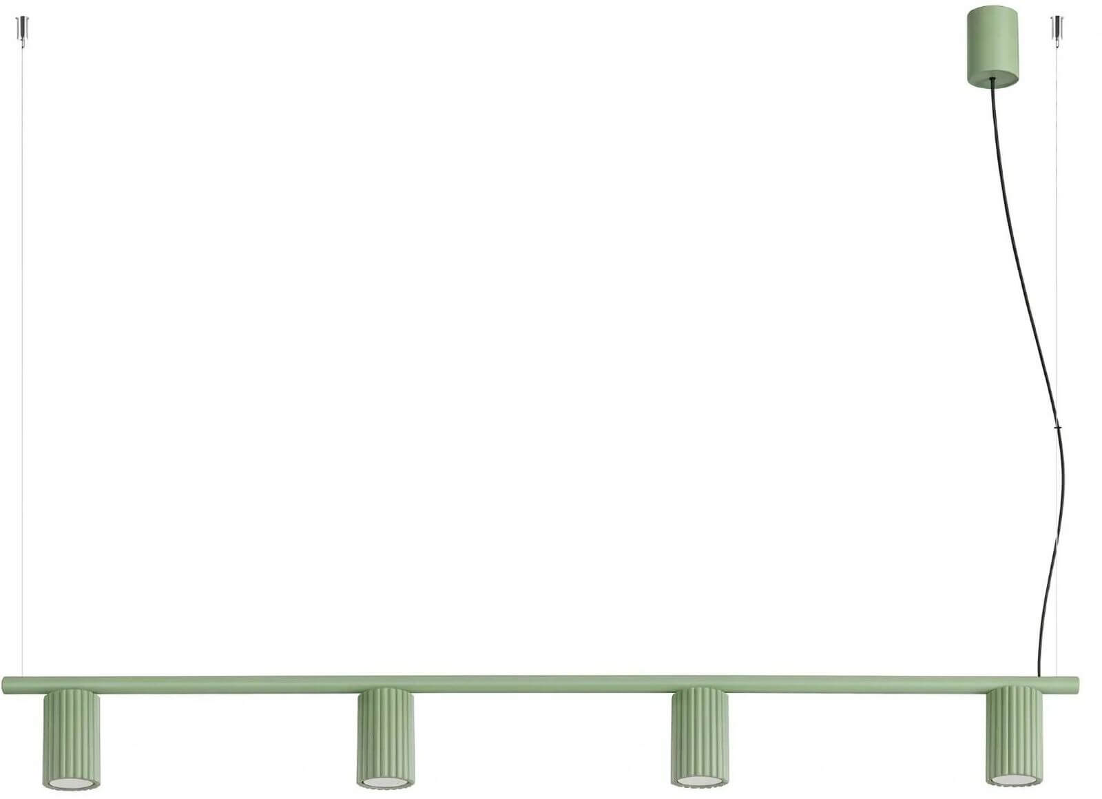 Sollux Lighting Karbon hanglamp 4x10 W groen SL.2722