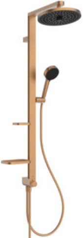 Ideal Standard Ceratwist Alu+ doucheset wand met regendouche || BD585BR