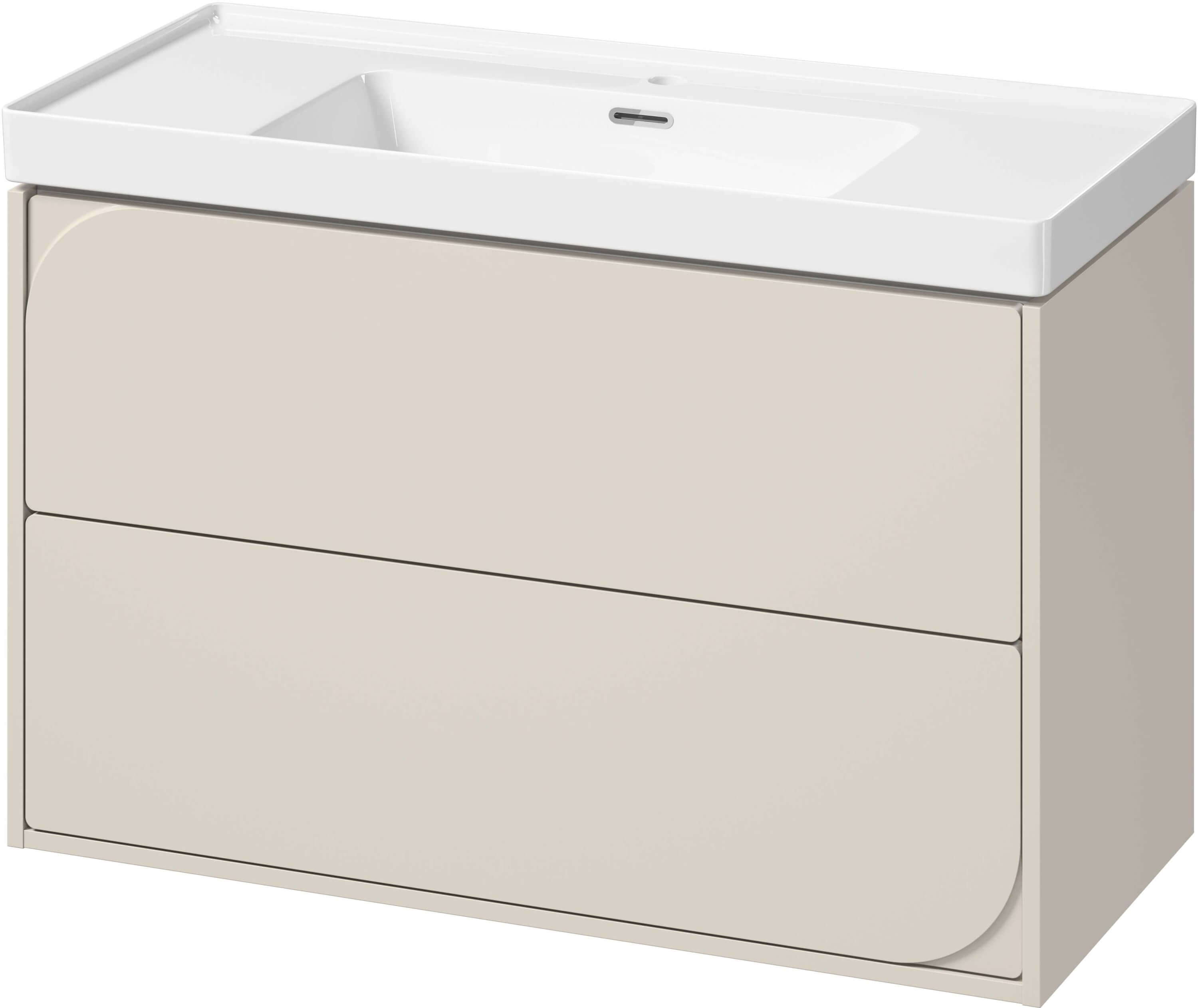 Set kast Cersanit Crea II S1058–027, wastafel Cersanit Crea K114-018