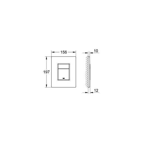 Set toiletpot met softclose toiletbril Grohe Euro Ceramic 102510SH00, inbouwframe Grohe Solido 38971000, 38732SH0