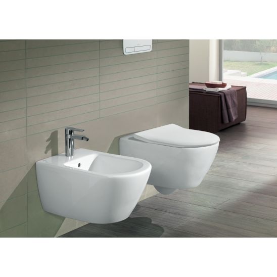 Set toiletpot Villeroy & Boch Subway 2.0 5614R001, toiletbril Villeroy & Boch Subway 2.0 9M68S101/9M68S1R1