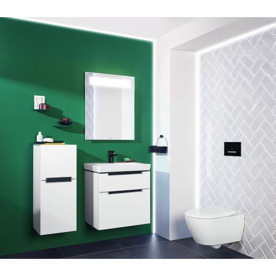 Set toiletpot Villeroy & Boch Subway 2.0 5614R001, toiletbril Villeroy & Boch Subway 2.0 9M68S101/9M68S1R1