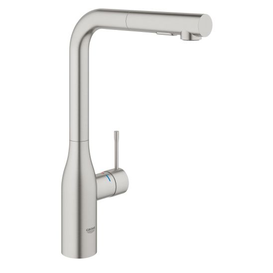 Set keukenkraan Grohe Essence 30270DC0, spoelbak van graniet Grohe K700 31653AP0, 40535DC0