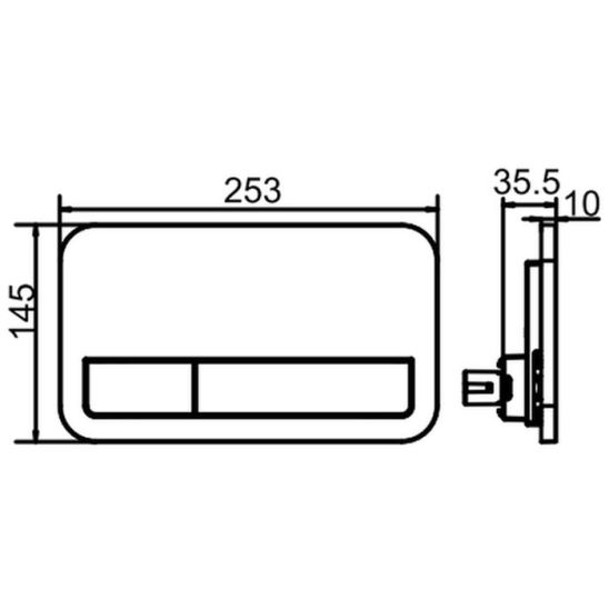 Set combi-pack set met zitting Villeroy & Boch Subway 2.0 5614R201, inbouwframe Villeroy & Boch ViConnect 92242700, 92249061