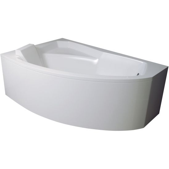 Set hoekbad Besco Rima #WAR-140-NL, badkuipbehuizing Besco Rima OAR-140-NS