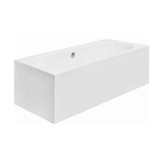 Set rechthoekig bad Besco Vitae #WAV-180-PK, badkuipbehuizing Besco Vitae #OAV-180-PK