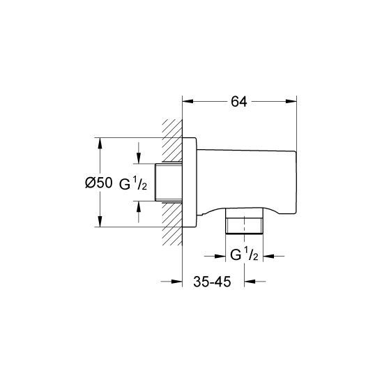 Set douchekraan Grohe Essence 24057GL1, douchekopset voor bidet Grohe Tempesta 27513GL1, 27057GL0