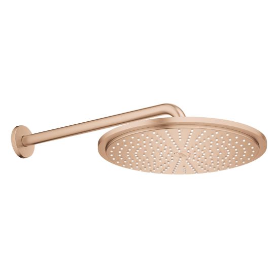 Set regendouche met arm Grohe Rainshower 26066DL0, bad- en douchekraan Grohe Lineare 24064DL1, 26574DL0, 26658DL0, 28388DA1