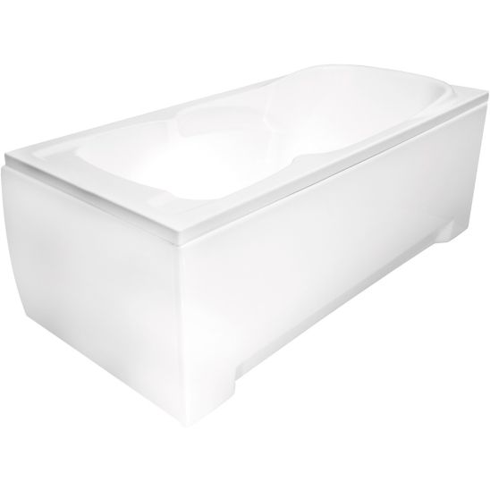 Set rechthoekig bad Besco Shea #WAS-140-PK, badkuipbehuizing Besco #OAP-140-UNI