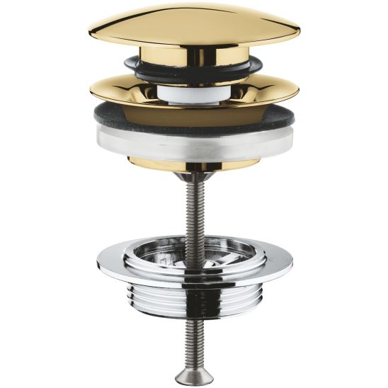 Set wastafelkraan Grohe Essence 19408GL1, wastafelstop Grohe 65807GL0