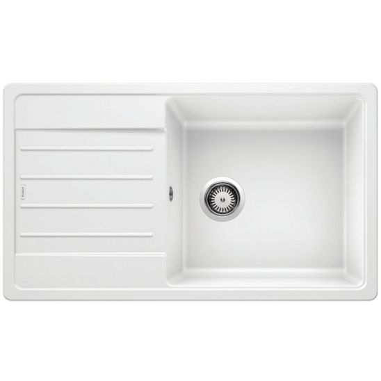 Set spoelbak van graniet Blanco Legra XL 6 S 523328, keukenkraan Blanco Mida 519418