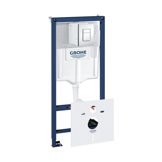 Set toiletpot Grohe Euro Ceramic 39554000, inbouwframe Grohe Rapid SL 38827000