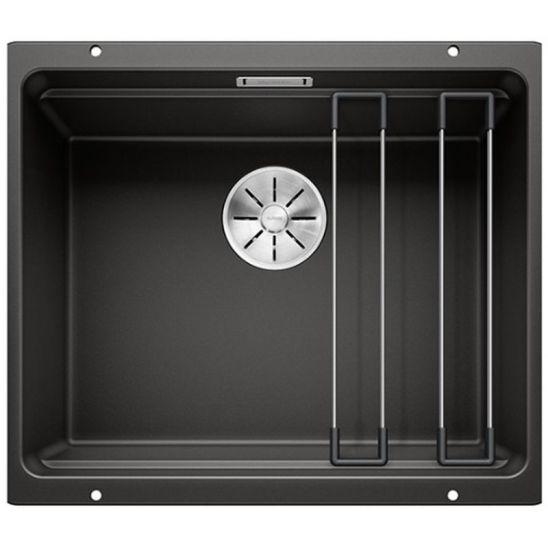 Set spoelbak van graniet Blanco Etagon 500-U 525887, keukenkraan Oltens Myvat 35205300