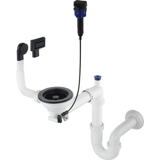 Set spoelbak van graniet Deante Andante ZQN_N113, keukenkraan Deante Lima BBMN72M, ZXY_N972