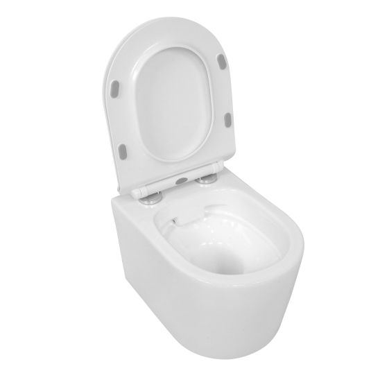 Set toiletpot met softclose toiletbril LaVita Loso 5908211492469, inbouwframe Tece Base 9400407, 9240407