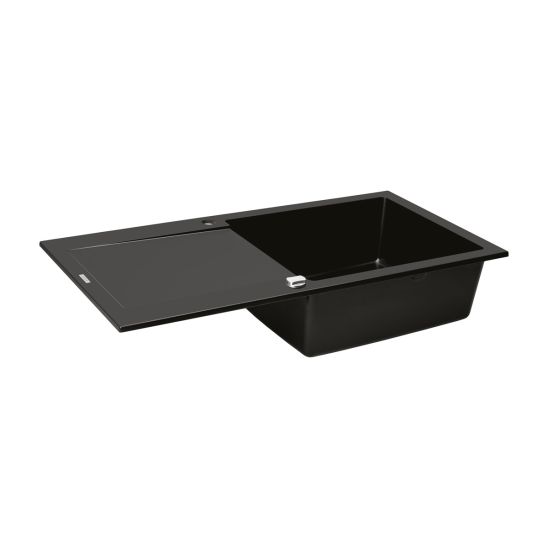 Set spoelbak van graniet Oltens Gravan 72101300, keukenkraan Oltens Borga 35207300