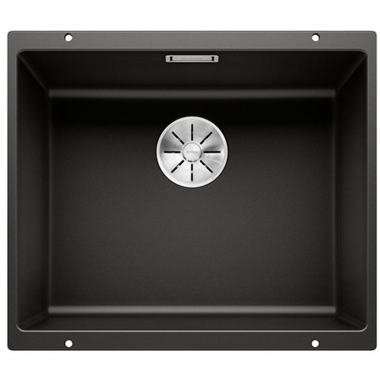 Set spoelbak van graniet Blanco Subline 500-U 525995, keukenkraan Oltens Skafta 35206800