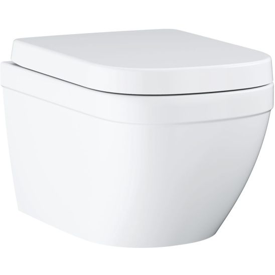 Set toiletpot Grohe Euro Ceramic 39554000, inbouwframe Grohe Rapid SL 38827000