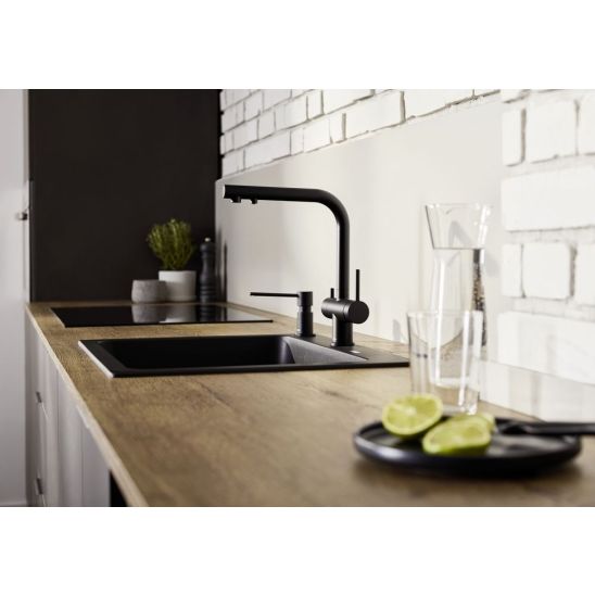 Set waterfilterkraan Blanco Fontas-S II 526672, filter onder spoelbak Blanco Soft 527453
