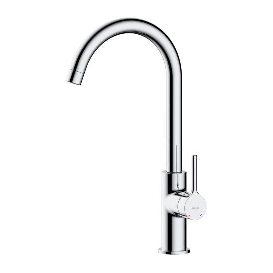 Set tectoniet spoelbak Franke Sirius 114.0496.104, keukenkraan Oltens Skafta 35206100