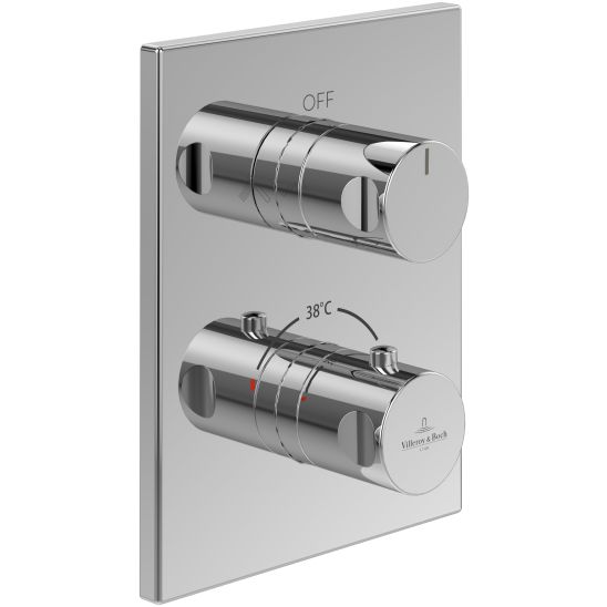 Set bad- en douchekraan Villeroy & Boch Universal Taps & Fittings TVD00065300061, regendouche Villeroy & Boch Universal Showers TVC00000300061, TVD00065100000, TVS10900600061, TVC00045800061, TVC00045351061, TVC00045600061, TVC00003500061