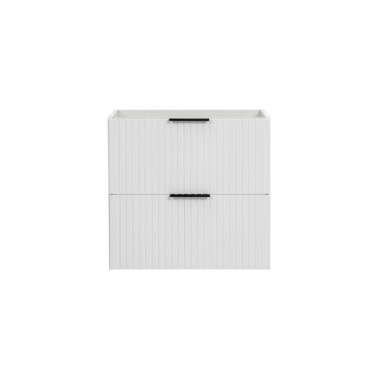Set kast Comad Adel White ADEL WHITE 82-60-B-2S, badkamerblad op kast Comad Nature Wotan NATURE WOTAN 89-60-46 M