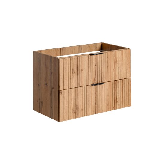 Set kast Comad Adel Oak ADEL OAK 82-80-B-2S, wastafel Comad Sky SKY80/DP-8099