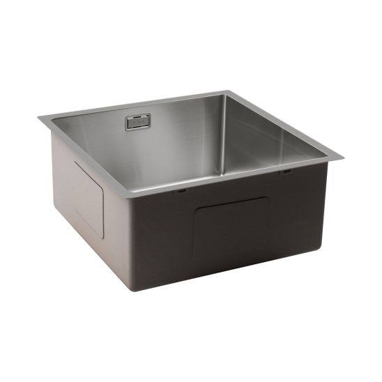 Set stalen spoelbak Oltens Hydda 71103100, reinigingsmiddel voor stalen spoelbakken Oltens NanoClean 89600000