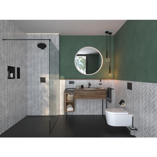 Set toiletpot Hansgrohe EluPura S 60193450, inbouwframe Hansgrohe iFrame universal 01022180, 60148450, 66001700