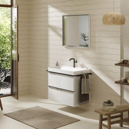 Set kast Hansgrohe Xelu Q 54027670, wastafel Hansgrohe Xelu Q 61020450