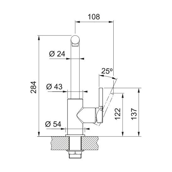 Set stalen spoelbak Franke Box 127.0370.188, keukenkraan Franke Lina 115.0693.230
