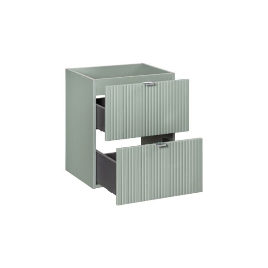 Set kast Comad Line Reed Green LINE REED GREEN D 82-50-2S, badkamerblad Comad Nova Oak NOVA OAK A 89-50