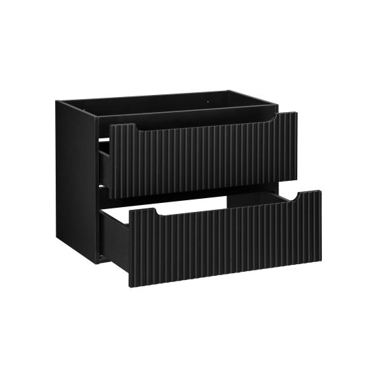 Set kast Comad Nova Black NOVA BLACK D2 82-80-2S, badkamerblad Comad Nova Black NOVA BLACK B 89-80